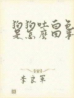 狗狗吐白色粘液是怎么回事