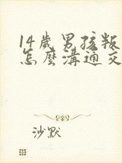 14岁男孩叛逆怎么沟通交流