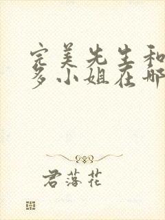 完美先生和差不多小姐在哪个平台播出