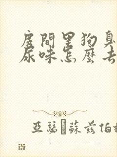 房间里狗臭味狗尿味怎么去除