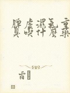 脾虚湿气重有口臭吃什么药