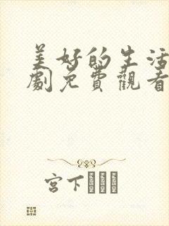 美好的生活电视剧免费观看全集