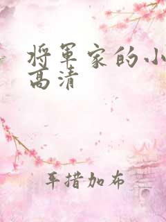 将军家的小娘子高清