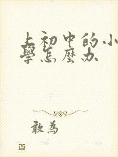 上初中的小孩厌学怎么办