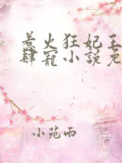 惹火狂妃王爷放肆宠小说免费阅读