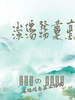 小便发黄有白色浑浊物是怎么回事