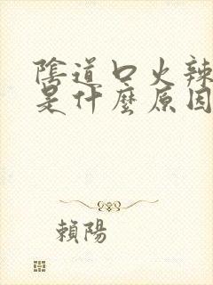 阴道口火辣辣痛是什么原因