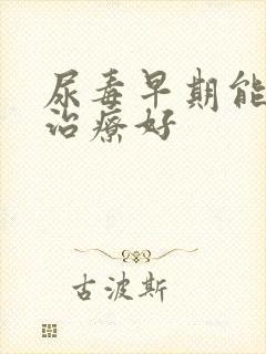 尿毒早期能不能治疗好