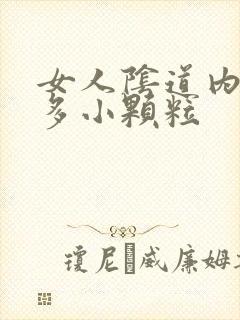 女人阴道内有很多小颗粒