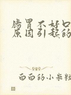 肠胃不好口臭的原因引起的