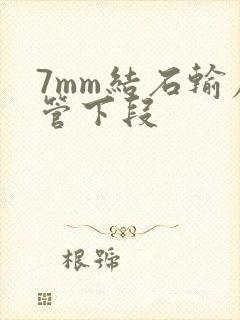 7mm结石输尿管下段