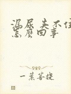 漏尿 夹不住尿怎么回事