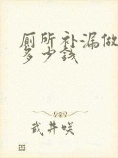 厕所补漏做防水多少钱