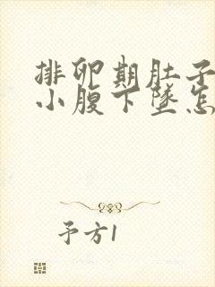 排卵期肚子胀痛小腹下坠怎么缓解