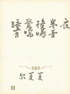 睡觉后半夜呼吸有喘鸣音