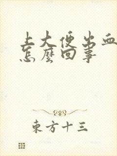 上大便出血痛是怎么回事