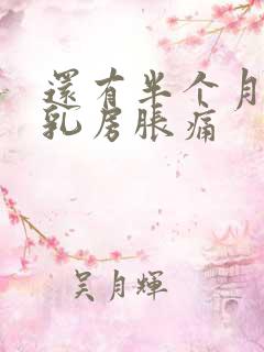 还有半个月经期乳房胀痛