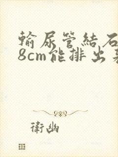 输尿管结石0.8cm能排出来吗