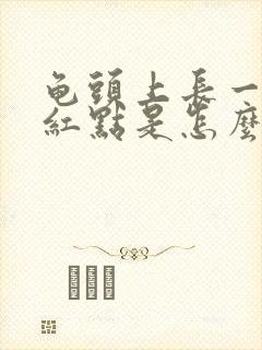 龟头上长一个小红点是怎么回事