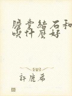 胆囊结石和息肉吃什么好