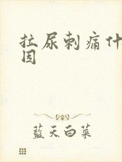 拉尿刺痛什么原因