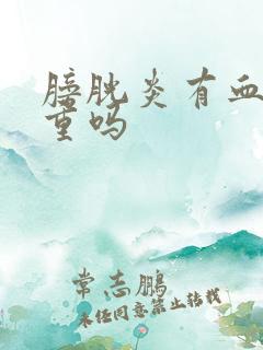 膀胱炎有血尿严重吗