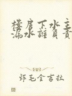 楼房下水主管道漏水谁负责