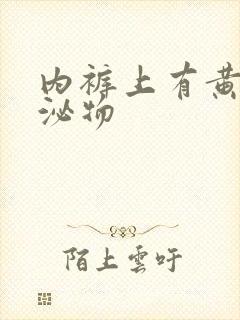 内裤上有黄色分泌物