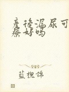 产后漏尿可以治疗好吗