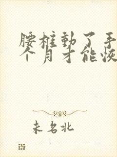 腰椎动了手术几个月才能恢复