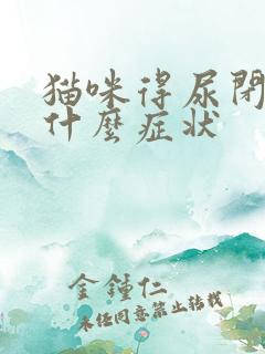 猫咪得尿闭症是什么症状