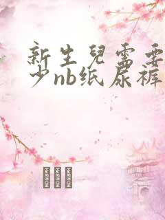 新生儿需要用多少nb纸尿裤