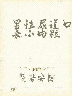 男性尿道口内口长小肉粒