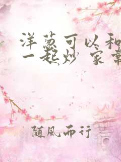 洋葱可以和什么一起炒 家常