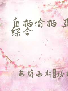 自拍偷拍 亚洲综合