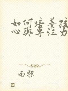 如何培养孩子耐心与专注力