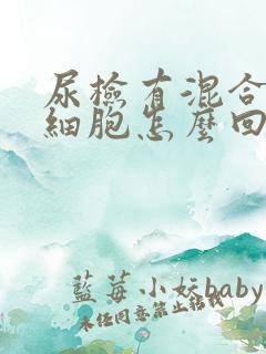 尿检有混合性红细胞怎么回事