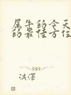 属牛的今天打牌的最佳方位