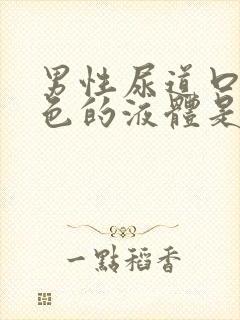 男性尿道口流白色的液体是什么原因