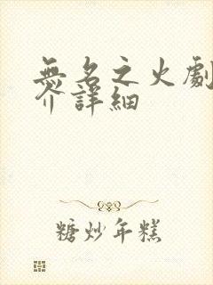 无名之火剧情简介详细