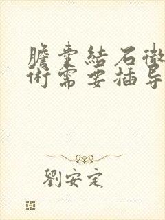 胆囊结石微创手术需要插导尿管吗