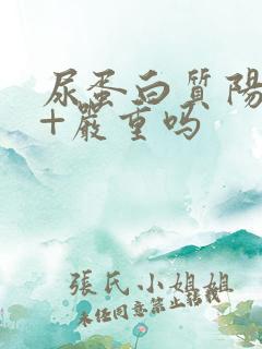 尿蛋白质阳性1+严重吗