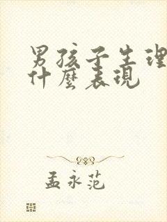 男孩子生理期有什么表现