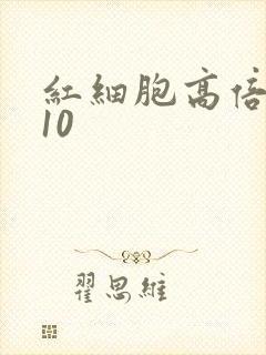 红细胞高倍视野10