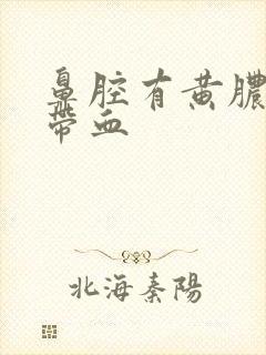 鼻腔有黄脓鼻涕带血