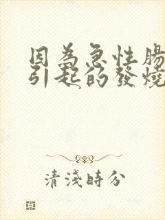 因为急性肠胃炎引起的发烧