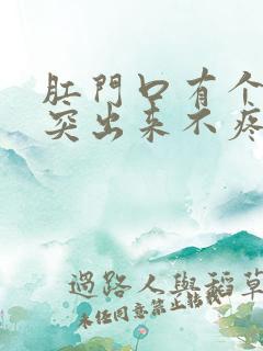 肛门口有个肉球突出来不疼不痒