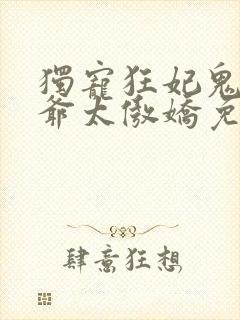 独宠狂妃鬼面王爷太傲娇免费阅读