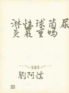 淋性球菌尿道发炎严重吗