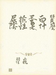 尿检蛋白质1+阴性是什么意思